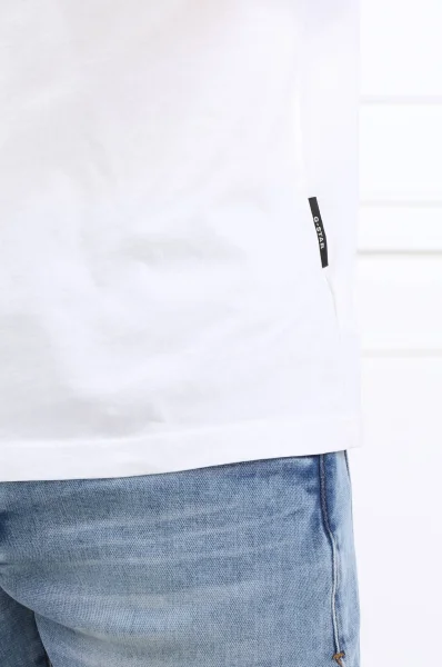 Тениска Velcro r t | Slim Fit G- Star Raw бял