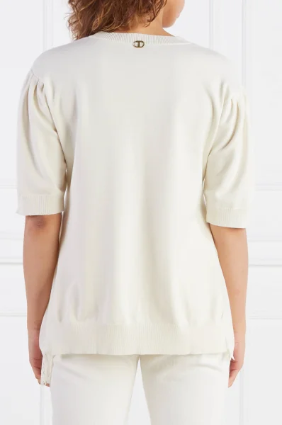 Пуловер | Regular Fit TWINSET бял