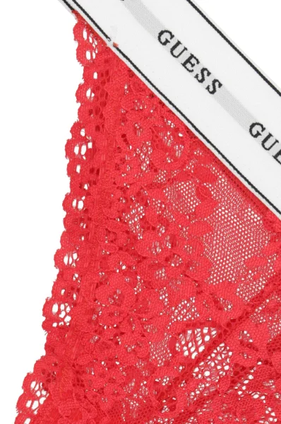 Дантелено бикини тип бразилски Guess Underwear червен