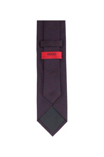 Копринен вратовръзка HUGO тъмносин