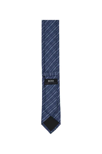 Коринен вратовръзка BOSS BLACK син