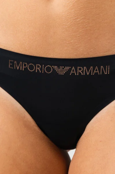 Бикини тип бразилски Emporio Armani черен