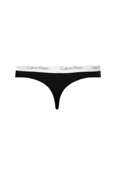 2-PACK thongs Calvin Klein Underwear черен