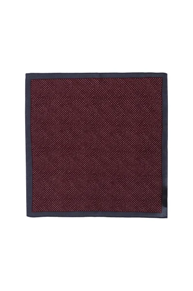 Woolen pocket square BOSS BLACK бордо