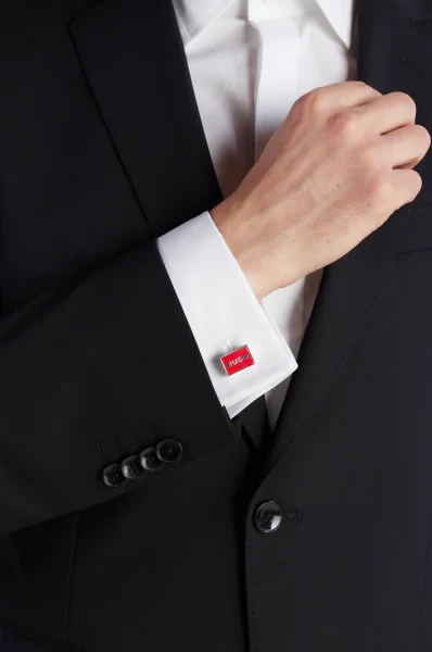 Копчета за ръкави E-FRAME HUGO червен