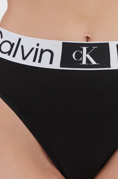 Бикини stringi Calvin Klein Underwear черен