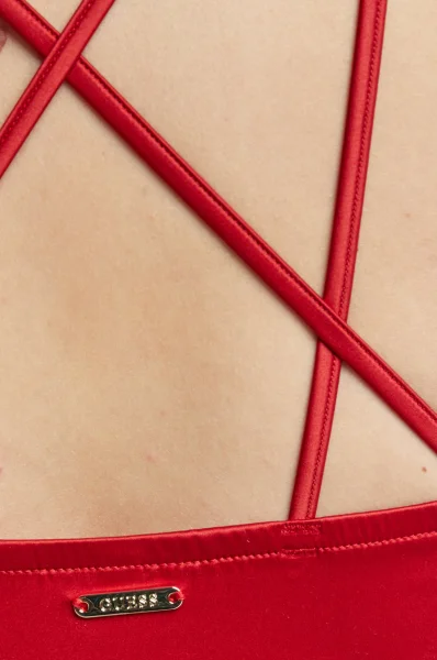 Cатенен боди ANOUK | Slim Fit Guess Underwear червен