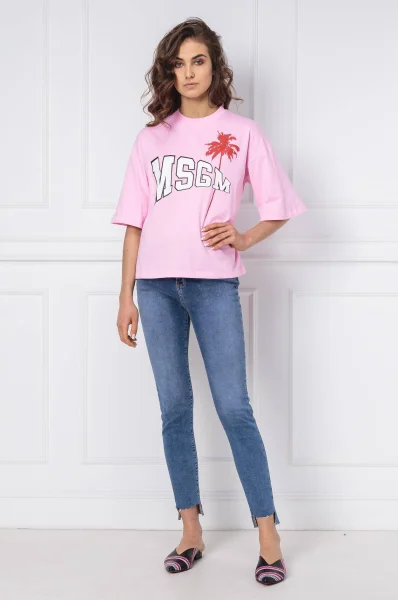 T-shirt | Loose fit MSGM розов