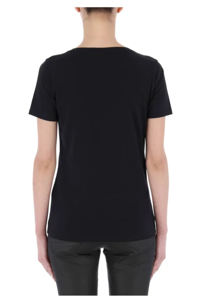 Тениска temoncoeur | Slim Fit BOSS ORANGE черен
