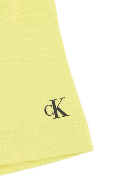 Тениска INSTITUTIONAL | Regular Fit CALVIN KLEIN JEANS жълт