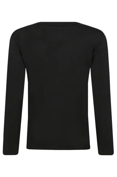 Блуза | Regular Fit Emporio Armani черен
