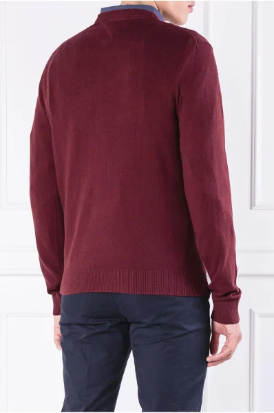 Пуловер | Regular Fit | с добавка кашмир Tommy Hilfiger бордо