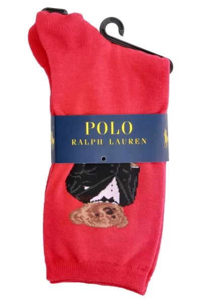 Чорапи Tux Bear POLO RALPH LAUREN червен
