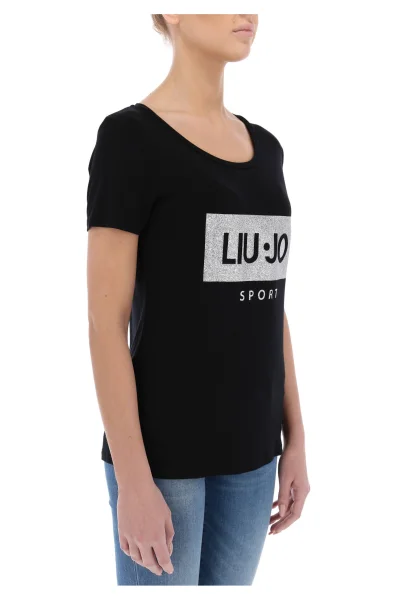T-shirt | Regular Fit Liu Jo Sport черен