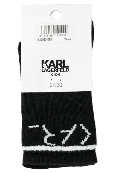 Чорапи Karl Lagerfeld Kids черен
