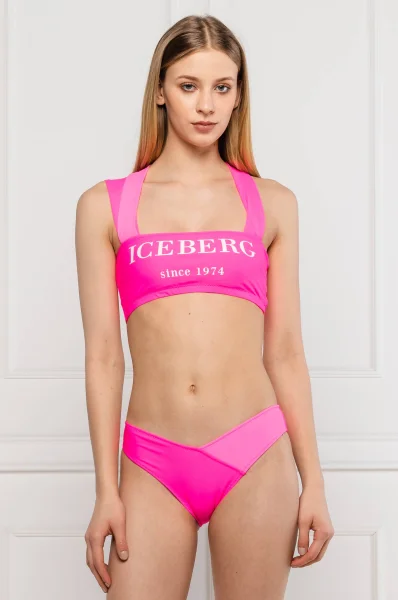 Бански костюм Iceberg розов
