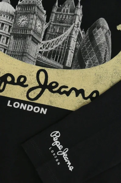Блуза с дълъг ръкав ANDREAS | Regular Fit Pepe Jeans London черен