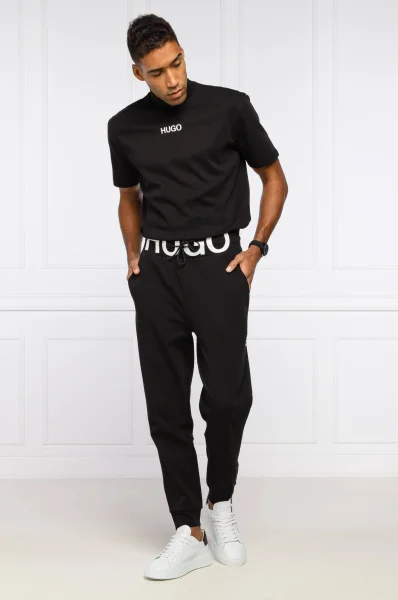 Спортен панталон Duros211 | Straight fit HUGO черен