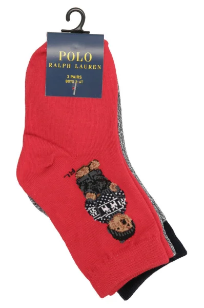 Чорапи 3-pack POLO RALPH LAUREN сив