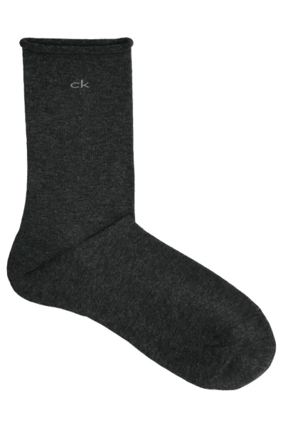Чорапи 3-pack EMMA Calvin Klein сив