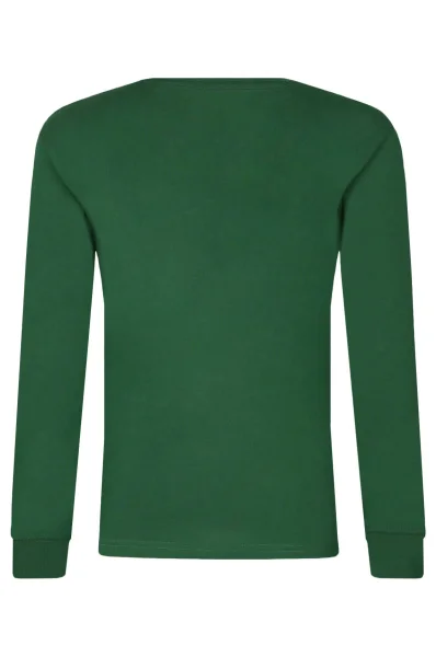 Блуза с дълъг ръкав | Regular Fit POLO RALPH LAUREN зелен