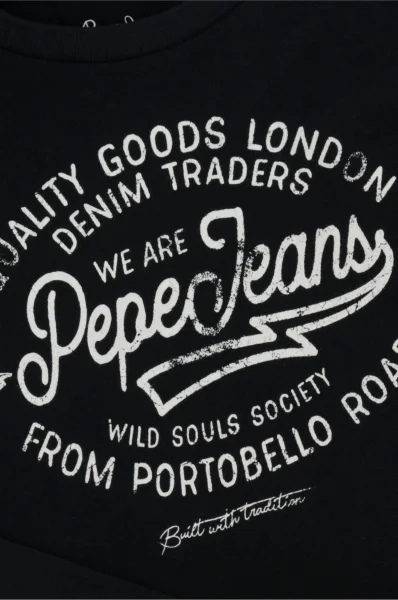 Блуза с дълъг ръкав OLIVER | Regular Fit Pepe Jeans London черен