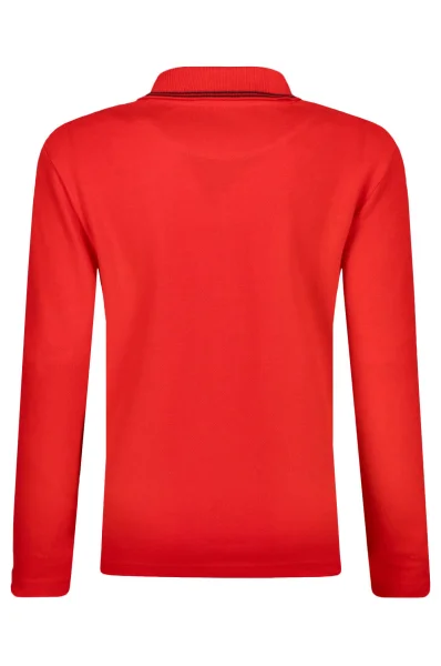 Поло/тениска с яка | Regular Fit BOSS Kidswear червен