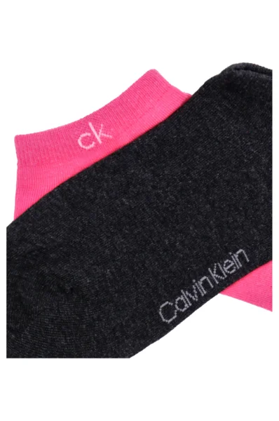 Чорапи 2-pack Calvin Klein розов