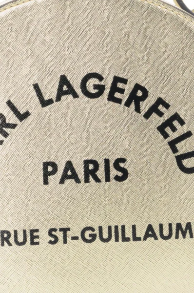 Дамска чанта за рамо Karl Lagerfeld Kids златен