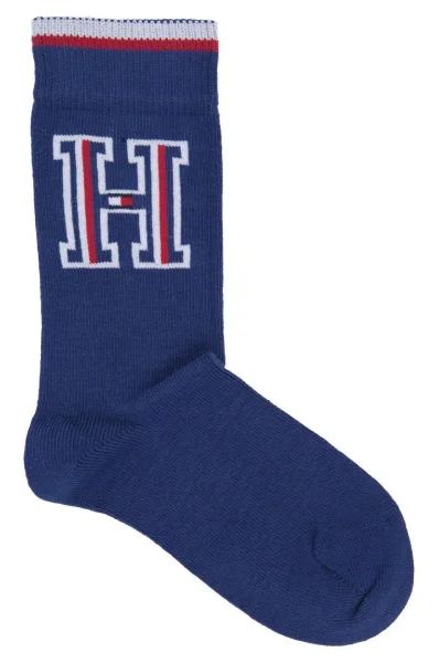 Чорапи 2-pack TH BOYS BIG H SOCK 2P Tommy Hilfiger син