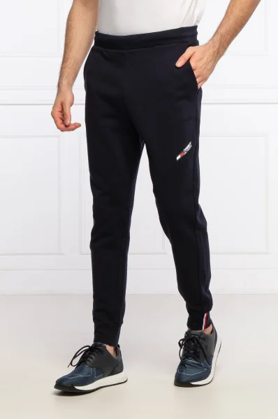 панталон terry | regular fit Tommy Sport тъмносин