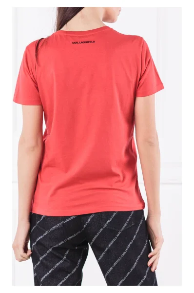 Тениска | Regular Fit Karl Lagerfeld червен