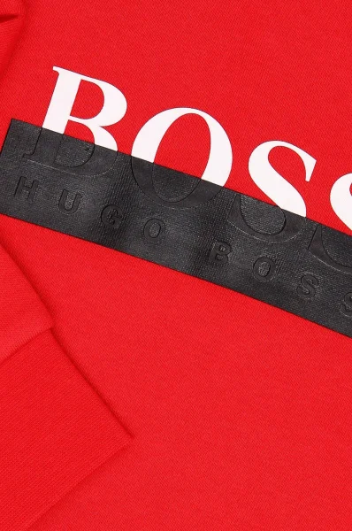 Суитчър/блуза | Regular Fit BOSS Kidswear червен