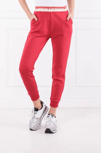 Спортен панталон | Regular Fit Armani Exchange червен
