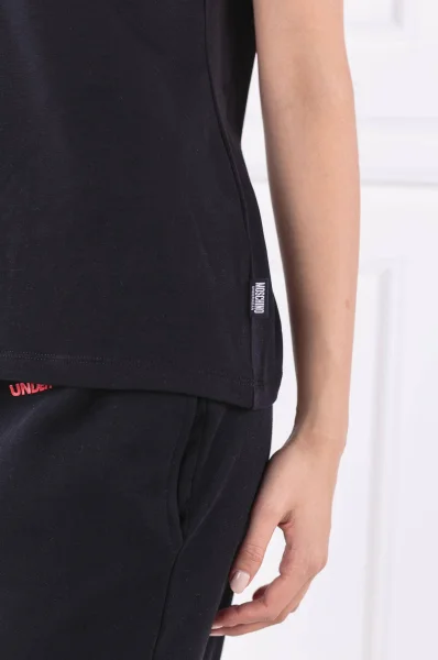 Тениска | Regular Fit Moschino Underwear черен