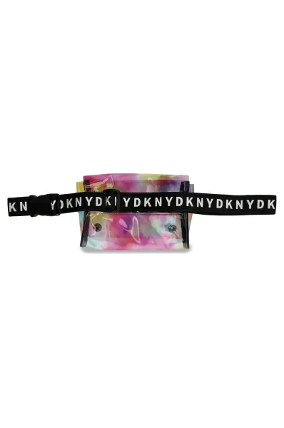 Чанта за кръста DKNY Kids розов
