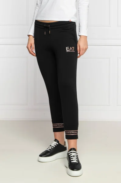 Спортен панталон | Slim Fit EA7 черен
