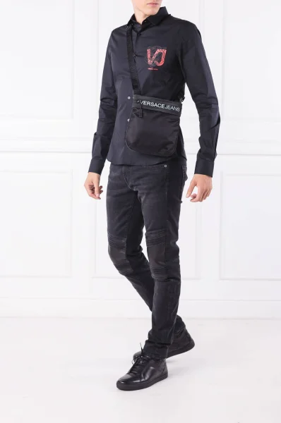 Репортерска чанта linea Versace Jeans черен