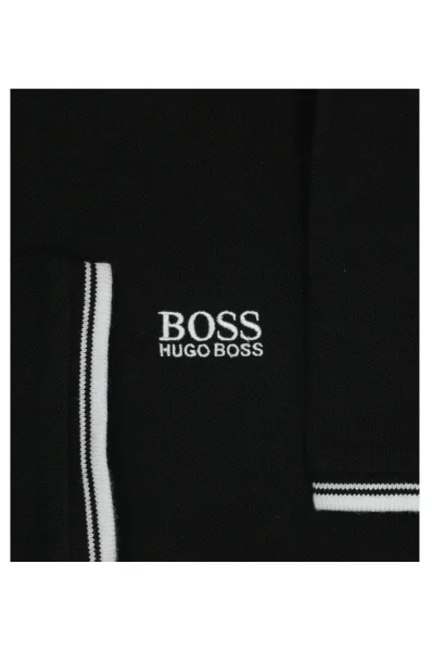 Поло/тениска с яка | Regular Fit | pique BOSS Kidswear черен