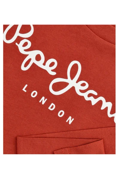 Суитчър/блуза NEW HERMAN JR | Regular Fit Pepe Jeans London оранжев