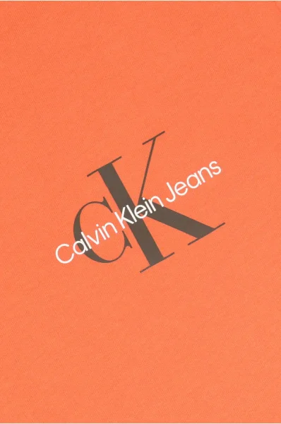 Тениска | Regular Fit CALVIN KLEIN JEANS оранжев