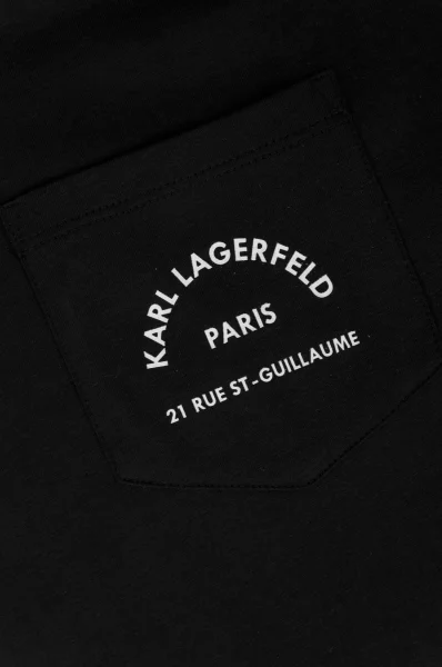 Тениска Logo Pocket | Regular Fit Karl Lagerfeld черен