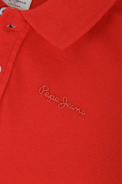 Поло/тениска с яка thor jr | Regular Fit Pepe Jeans London червен