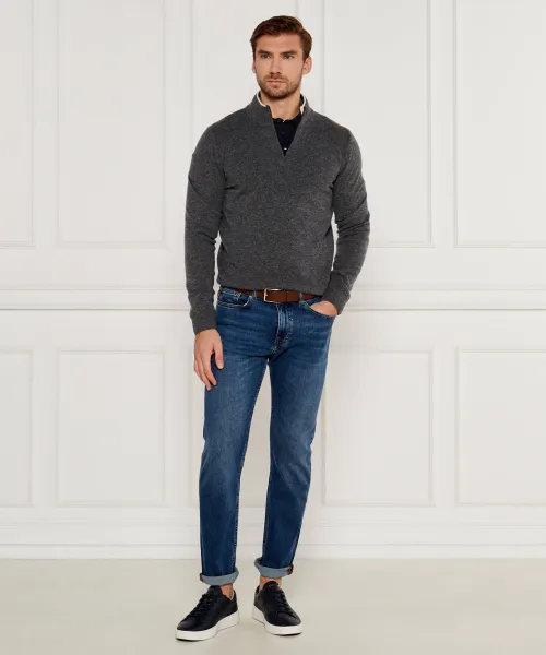 Вълнен пуловер Emarlo BOSS BLACK | графитен Regular Fit 50530314