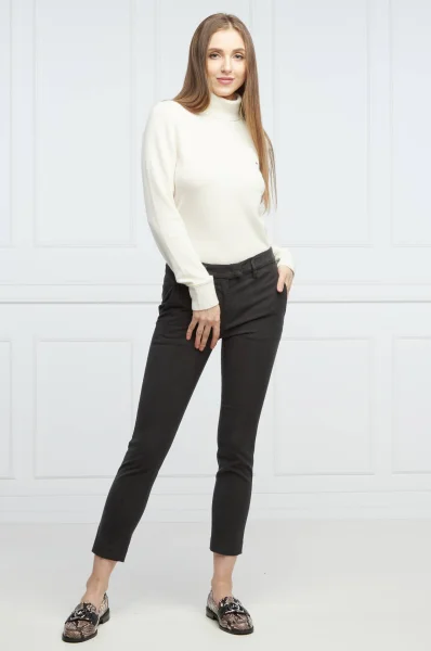 панталон perfect | slim fit DONDUP - made in Italy черен