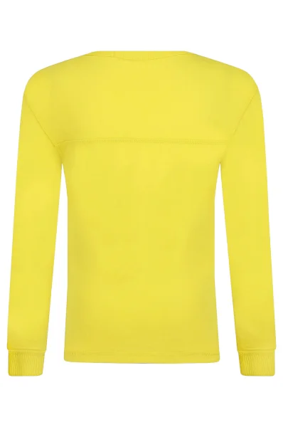 Блуза с дълъг ръкав | Regular Fit CALVIN KLEIN JEANS жълт