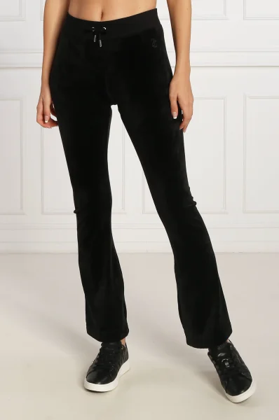 Спортен панталон LAYLA | flare fit | low rise Juicy Couture черен