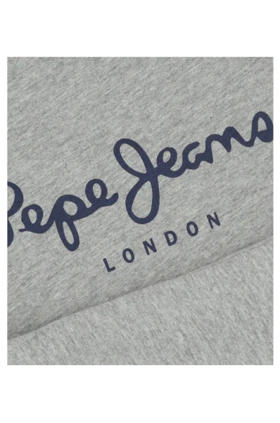 Тениска Art | Regular Fit Pepe Jeans London сив
