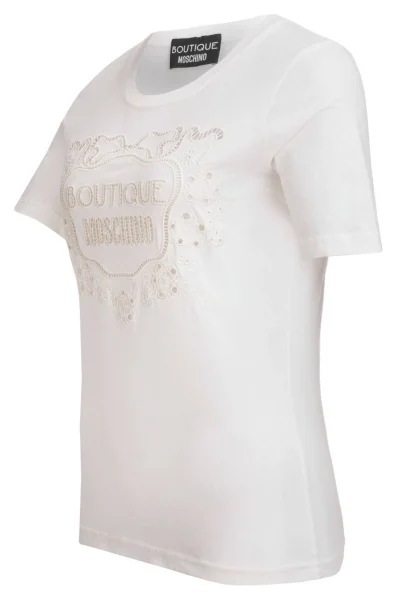 T-shirt Boutique Moschino кремав