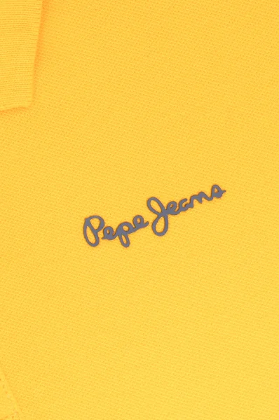 Поло/тениска с яка thor jr | Regular Fit Pepe Jeans London жълт